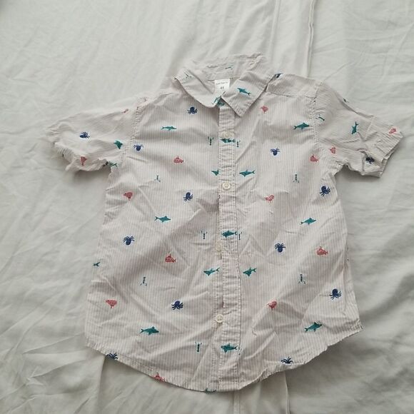 Boys bundle 4t button up Shirts Polo Carter's & Oshkos - Picture 7 of 11